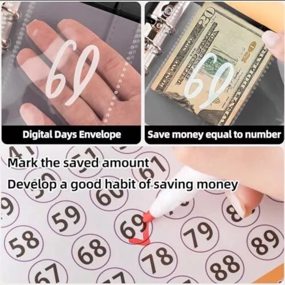 100 Envelope Challenge Binder - Picture 5 of 7